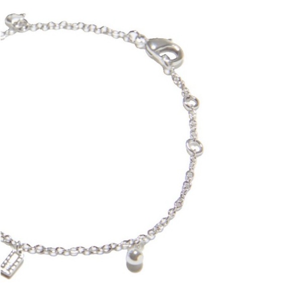 Authentic Coach Silver Charm Bracelet - Picture 3 of 8